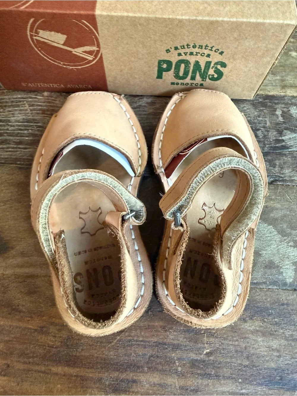 Pons Kids Frailera Style Avarcas - Tan